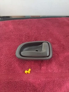 Door Handle Inside Interior Grey Passenger Side Right 93-97 Corolla Prizm Gray  - Picture 1 of 2