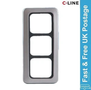 C-Line CT Placa frontal de 3 vías envolvente CBE caravana autocaravana VW cámper barco - Imagen 1 de 6