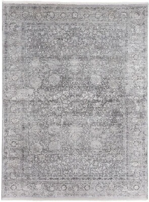 Design Moderno Viscosa Arte Seta Corto Flor a Macchina Tappeto - Immagine 1 di 4