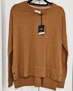 The Normal Brand Puremeso Split Side Overshirt Women S   Pullover Sweater NWT - Picture 1 of 7