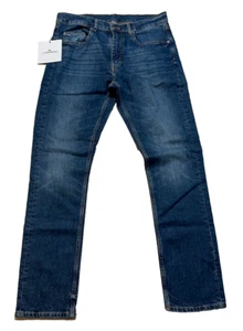 J. Lindeberg - Men 33X32 CEDAR STRIKE WASH JEANS FMDP07021 - 6194-MILD BLUE NWT - Picture 1 of 8