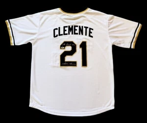 Roberto Clemente Jr. Signed Roberto Clemente Pirates Throwback Jersey PSA/DNA - Picture 1 of 4