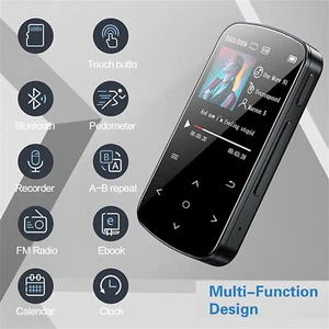 32GB MP3 Player HiFi Lossless Sound Bluetooth Clip Music Voice Recorder FM Radio - Picture 1 of 17