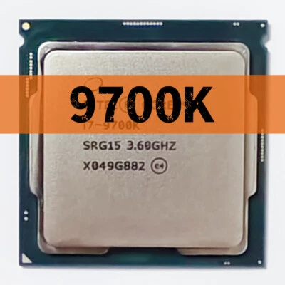 Intel Cores i7-9700K SRG15 8 Cores 3.60GHz 95W LGA1151 CPU Processor - Image 1 of 3