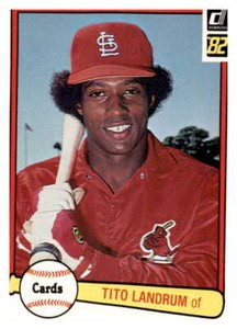 1982 Donruss  Tito Landrum  292