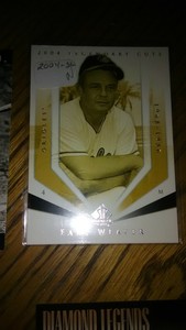 EARL WEAVER 2004 SP LEGENDARY CUTS BASEBALL CARD BALTIMORE ORIOLES