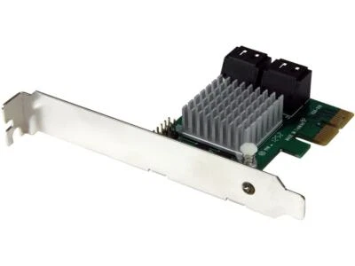 StarTech.com 4 Port PCI Express 2.0 SATA III 6Gbps RAID Controller Card with Hyp - Image 1 of 4