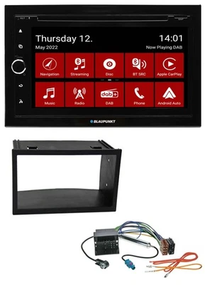 Blaupunkt MP3 DVD Bluetooth DAB 2DIN USB Autoradio für VW Golf IV Polo Passat T4 - Bild 1 von 4