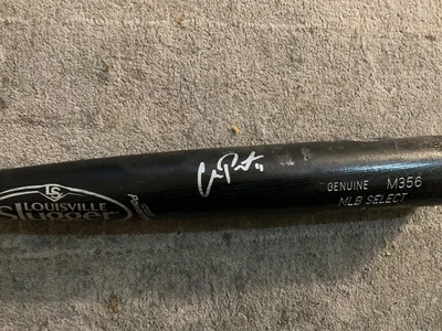 DIAMONDBACKS OAKLAND A’S CLIFF  PENNINGTON     SIGNED  GAME USED BAT  COA RARE - Image 1 of 4
