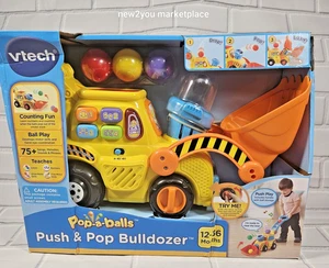Vetch Pop A Balls Push And Pop Bulldozer 12-36 Monate Lernspielzeug - Bild 1 von 10