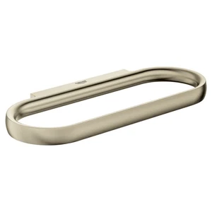 Grohe 40 972 Nickel Defined 8-1/16" Wall Mounted Towel Ring - Picture 1 of 4