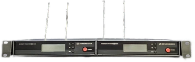 Sennheiser EW-100 Wireless Mic System 2x Receivers - Image 1 of 4