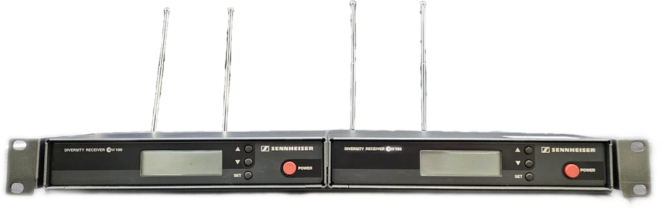 Sennheiser EW-100 Wireless Mic System 2x Receivers - Image 1 of 4