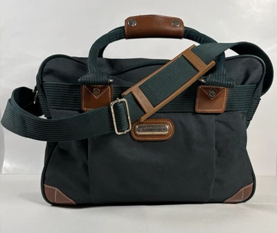 Bolso de fin de semana Jaguar vintage bolso de lona mensajero equipaje de mano 20" verde Foto 1 de 4