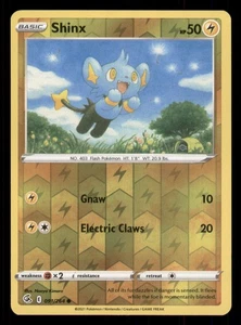 Shinx SWSH08: Fusion Strike #091/264 Common Reverse Holo Pokemon LP - Picture 1 of 2