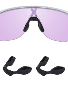 Almohadillas de goma negras para nariz ExpressReplacement para gafas de sol Oakley Corridor Opts - Imagen 1 de 4