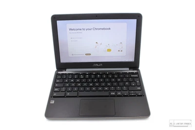 ASUS C202XA Tough 11.6" Chromebook Mediatek MT8173C 4GB RAM 32GB eMMC ChromeOS - Image 1 of 4