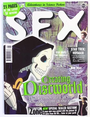 SFX #25 MAY 1997 DISCWORLD STAR TREK VOYAGER GEORGE ROMERO STAR WARS SPOILER VGD - Image 1 of 4