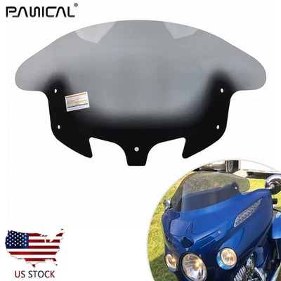 Panical 16" Dark Smoke Windshield For Indian Chieftain Roadmaster 2014-2025 US - Image 1 of 4