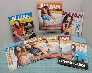 Jillian Michaels Body Revolution 15 DVD Set Fitness Workout Complete EUC! - Picture 1 of 11