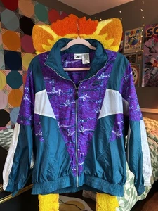 Vintage Nike 90s Multicolor Windbreaker Pattern Medium  - Bild 1 von 5