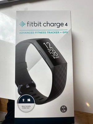 Fitbit Charge 4 Fitness and Activity Tracker plus GPS - Black - Image 1 of 2