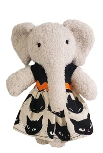 Lindo vestido negro de gato elefante de felpa de Halloween - Imagen 1 de 6