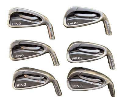 PING G25 Ferri da Stiro #5-W Testine di Ferro Solo Destro Set di 6 Usati - Immagine 1 di 4