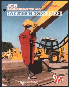 JCB "HAMMERMASTER 440" Hydraulic Rockbreaker Brochure Leaflet - Picture 1 of 1