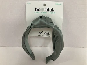 Scunci by ConAir schönes Stirnband - grün satiniert - NEU - Bild 1 von 1