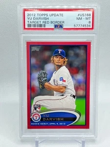 Rare 2012 Topps Yu Darvish Target RED RC PSA8 - Picture 1 of 2