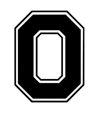 Ohio Buckeyes O Vinyl Decal Big 10 Football Basketball Baseball  *FREE Shipping* - Image 1 of 4