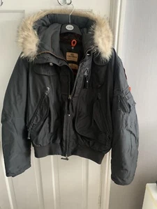 MASSIVELY REDUCED!! AUTHENTIC MEN’S GREY PARAJUMPERS BOMBER JACKET SIZE L SLIM - Bild 1 von 9
