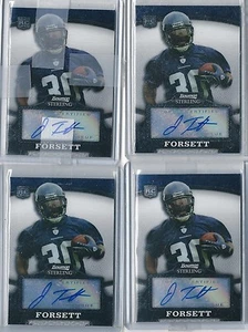 Bowman Sterling Justin Forsett 2008 radiocontrol lote automático 4 quilates - Imagen 1 de 1