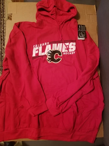 Calgary Flames  NHL Hockey Sweatshirt Hoodie Sweater Adult Red 5XL Cover