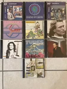 10CD Greatest Hits Lot Moody Blues Billy Squire Supertramp Emerson Lake & Palmer - Picture 1 of 1
