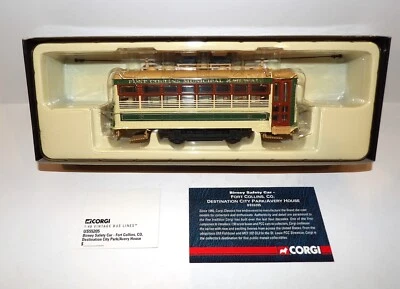CORGI VINTAGE BUS LINES 1:48 BIRNEY SAFETY CAR FORT COLLINS CO CITY PARK US55205 - Image 1 of 4