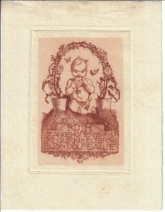 ALFRED SODER: Geburtsanzeige für Ruth Ballie, 1917 - Bild 1 von 1