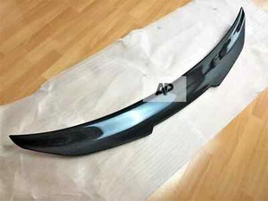 BMW 2 Series M2 F22 F87 Carbon Fibre Rear High Kick PSM Ducktail Spoiler Wing - Picture 1 of 11