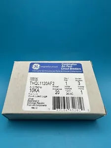 INTERRUPTOR AUTOMÁTICO GE THQL1120AFP2 THQL1120AF2 20A AFCI NUEVO EN CAJA - Imagen 1 de 3
