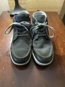 Cadillac Herren Basketballschuhe Grün Leder Hoch Gr. US 9 91680316E - Bild 1 von 10