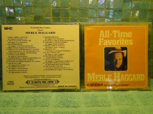 Merle Haggard All-Time Favorites Canada Import CD Buy 2+ CDs Pay Only 1 Ship Fee - Picture 1 of 2