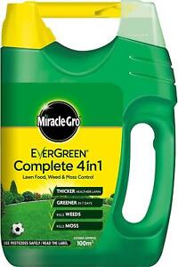 Miracle-Gro Evergreen Complete 4 In 1 100m2 Lawn Feed Spreader Weed &Moss Killer