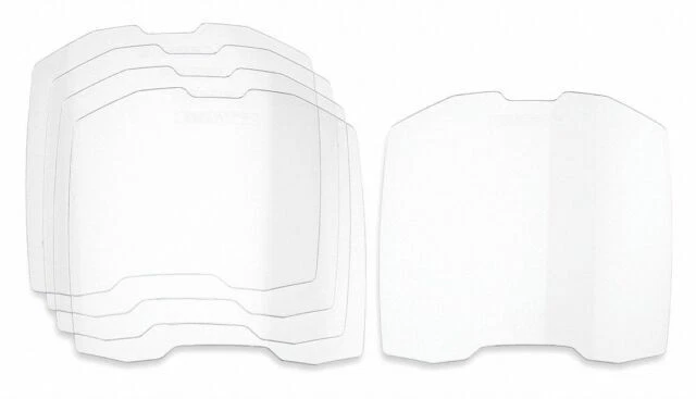 Miller 271320 Helmet Front Cover Lens, Clear - 5 Pack