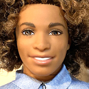RARE Chad ( Teen Ken ) African-American Rooted Afro Articulated Doll Mattel ⭐️