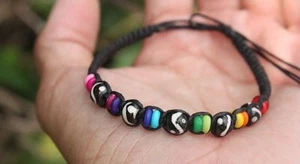 BRACCIALE Arcobaleno Rainbow regolabile HAWAII Collection 2024 MAUI Kauai unisex - Foto 1 di 2