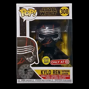 Funko Pop! Star Wars #308 - Kylo Ren GITD Ziel + Schutz *NEUWERTIG* - Bild 1 von 12