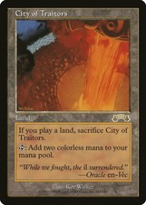 City of Traitors Exodus PLD Land Rare Reserved List MAGIC MTG CARD ABUGames