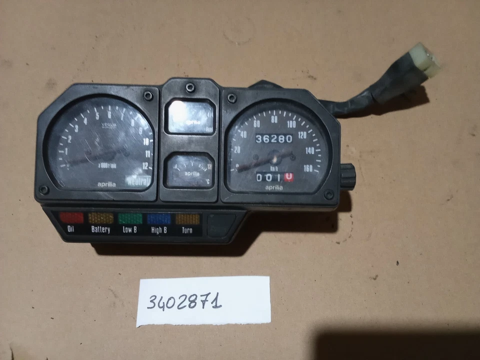 STRUMENTAZIONE CRUSCOTTO CONTACHILOMETRI CONTAGIRI APRILIA TUAREG 125 - 342871 - Immagine 1 di 2