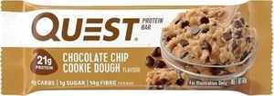 Quest Nutrition Chocolate Chip Cookie Dough Protein Bar, High Protein, Low Carb, - Picture 1 of 6